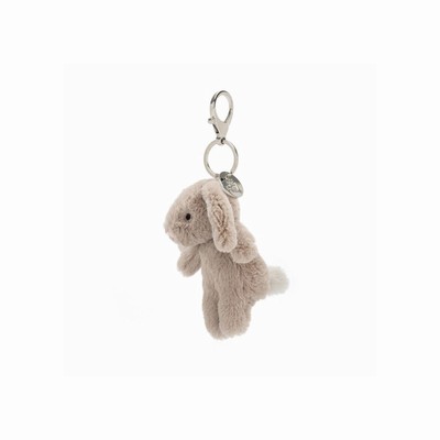 Jellycat Bashful Bunny Beige Bag Charm Australia | 461329DYX